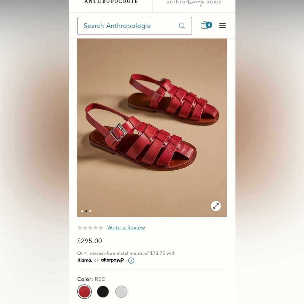 Anthropologie Grenson Queenie Fisherman Sandals US Womens Size 7